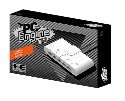 Retro Turbo Tap Multiplayer Adapter for PC Engine CoreGrafx Mini - 5 USB Ports to Connect Up for Local Multiplayer Games