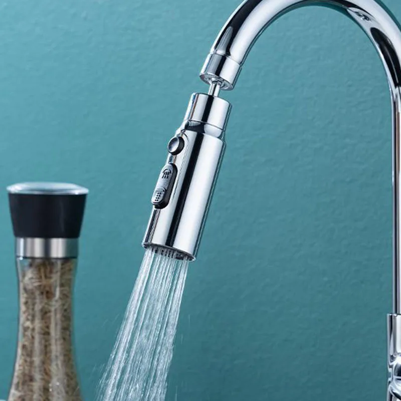 Three Modes Faucet Extender Head Water Saver Home Extended Shower Spray Filter