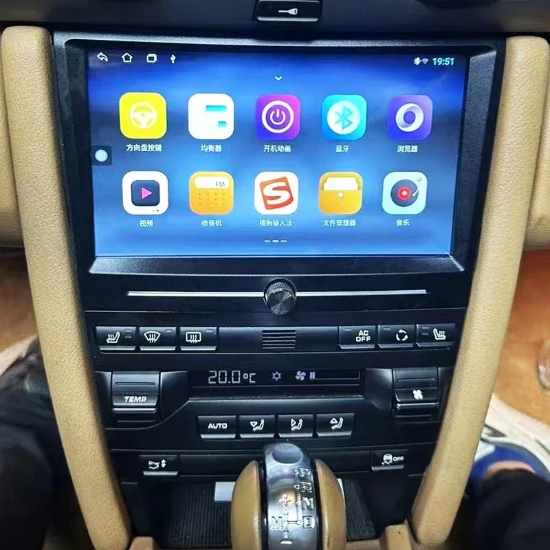 Auto Modifikation Upgrade Mittelkonsole Bildschirm Modifikation Innenbildschirm für 2005-2012 Boxster