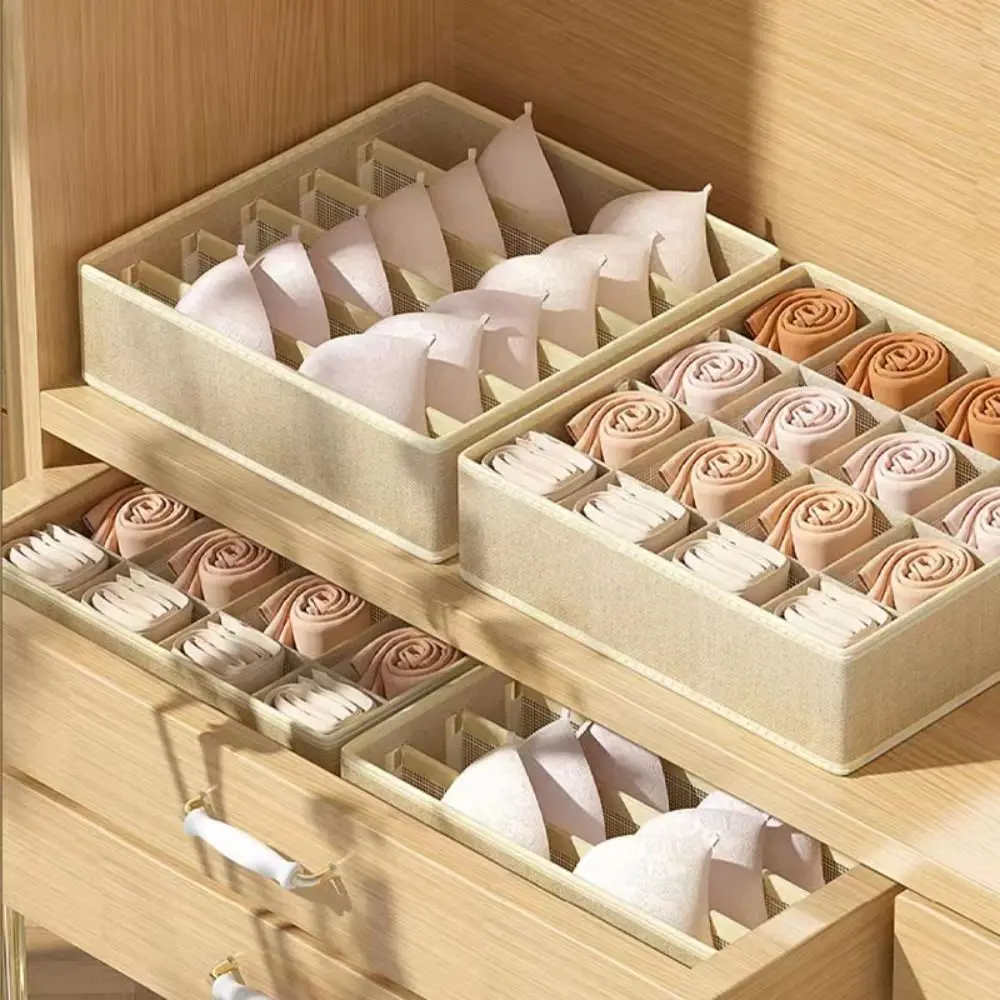 Underwear Bra Storage Box Panties Socks Storage Boxes Bedroom Wardrobe Clothes Organizer Drawers Separator Case