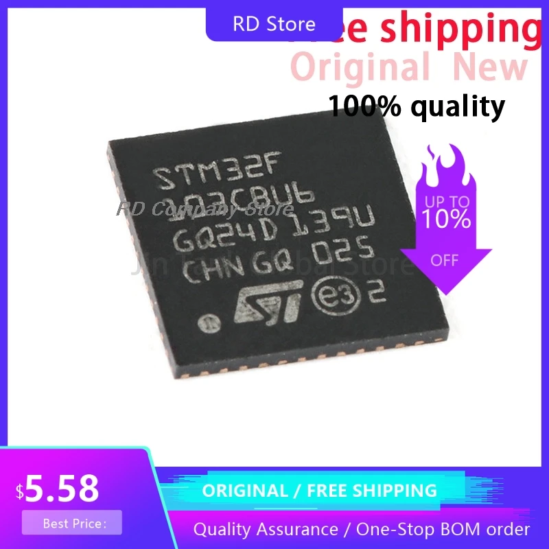 

1-10pcs STM32F103CBU6 STM32F 103CBU6 QFN-48 Free Shipping