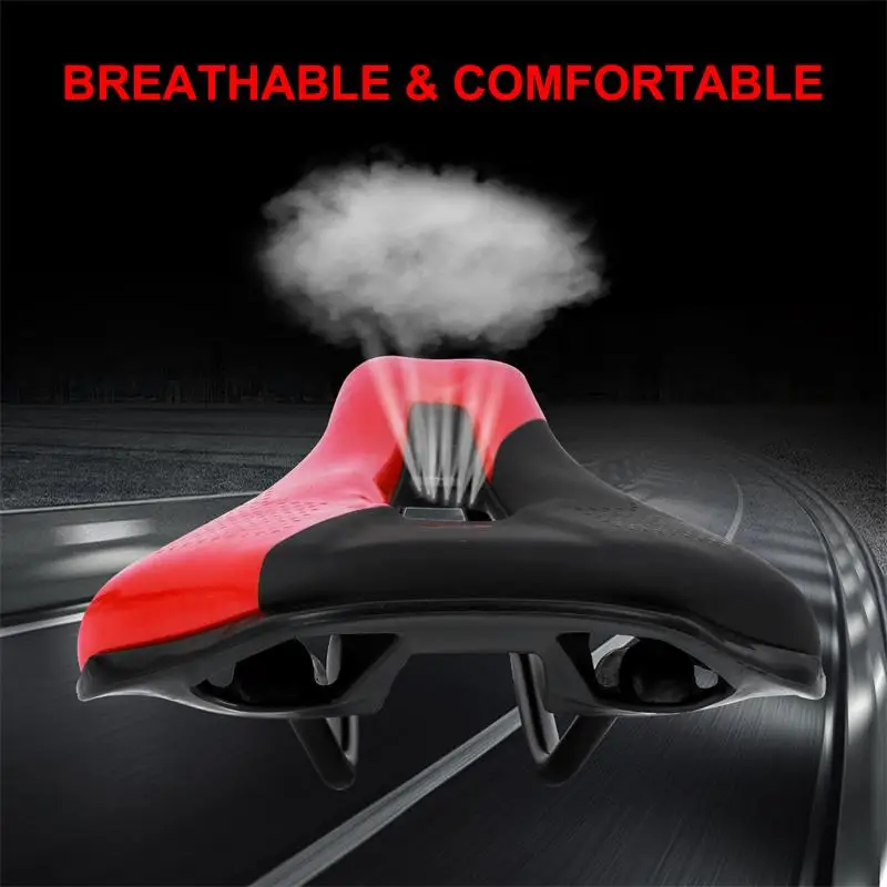 WEST BIKING Ultralight Road Bicycle Saddle Hollow Breathable Aerodynamic Bike Cushion Professional Racing Cycling Seat Bike Part