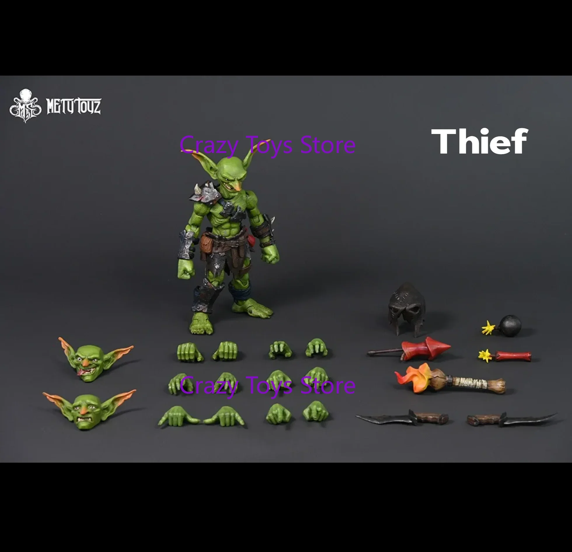 متوفر في المخزون الأصلي معيتويز 1/12 عفريت مغامرة فريق المحارب اللص جزار بقعة الرسوم المتحركة عمل تحصيل نموذج لجسم لعبة #1