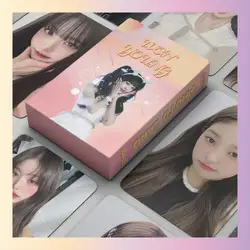 XIURAN 55 Pcs IVE WONYOUNG Holographic Laser Card Kpop Photocards  Postcards  Series