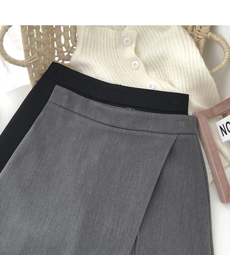 High Waisted Skirts for Women Spring Summer 2023 Korean Fashion Slim Elegant Mini Skikrts Office Ladies Casual Skirt