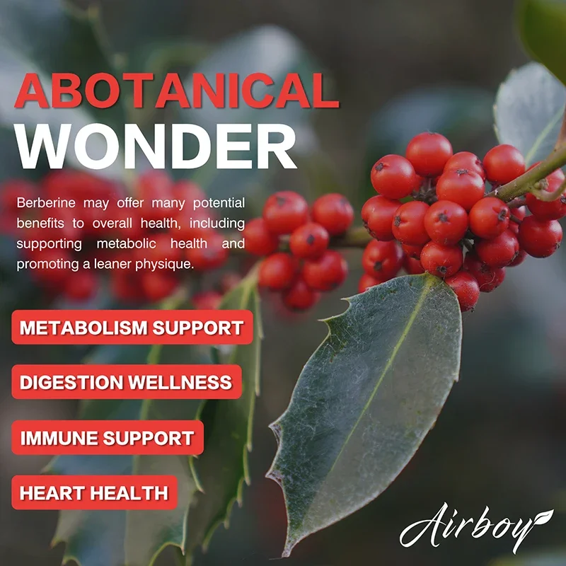 Kapsułki Berberiny - z Cynamonem Cejlońskim - Regulacja Poziomu Cukru we Krwi, Zdrowie Układu Krążeniowego, Wspomaganie Trawienia, Wspomaganie Metabolizmu - Suplement