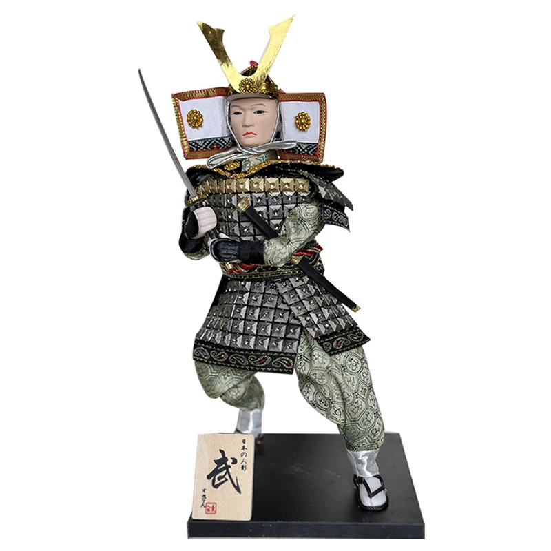 30 センチメートル伝統的な日本の侍忍者置物彫像日本人形装飾品寿司