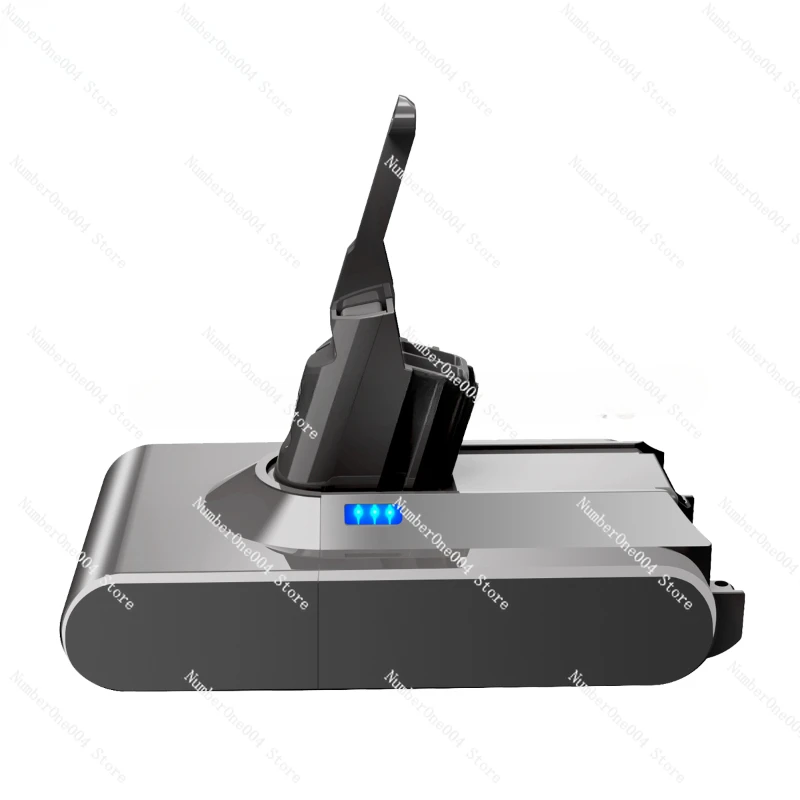 With 21.6V 6000MAh Lithium-Ion Rechargeable Battery, V8 Handheld Vacuum Cleaner