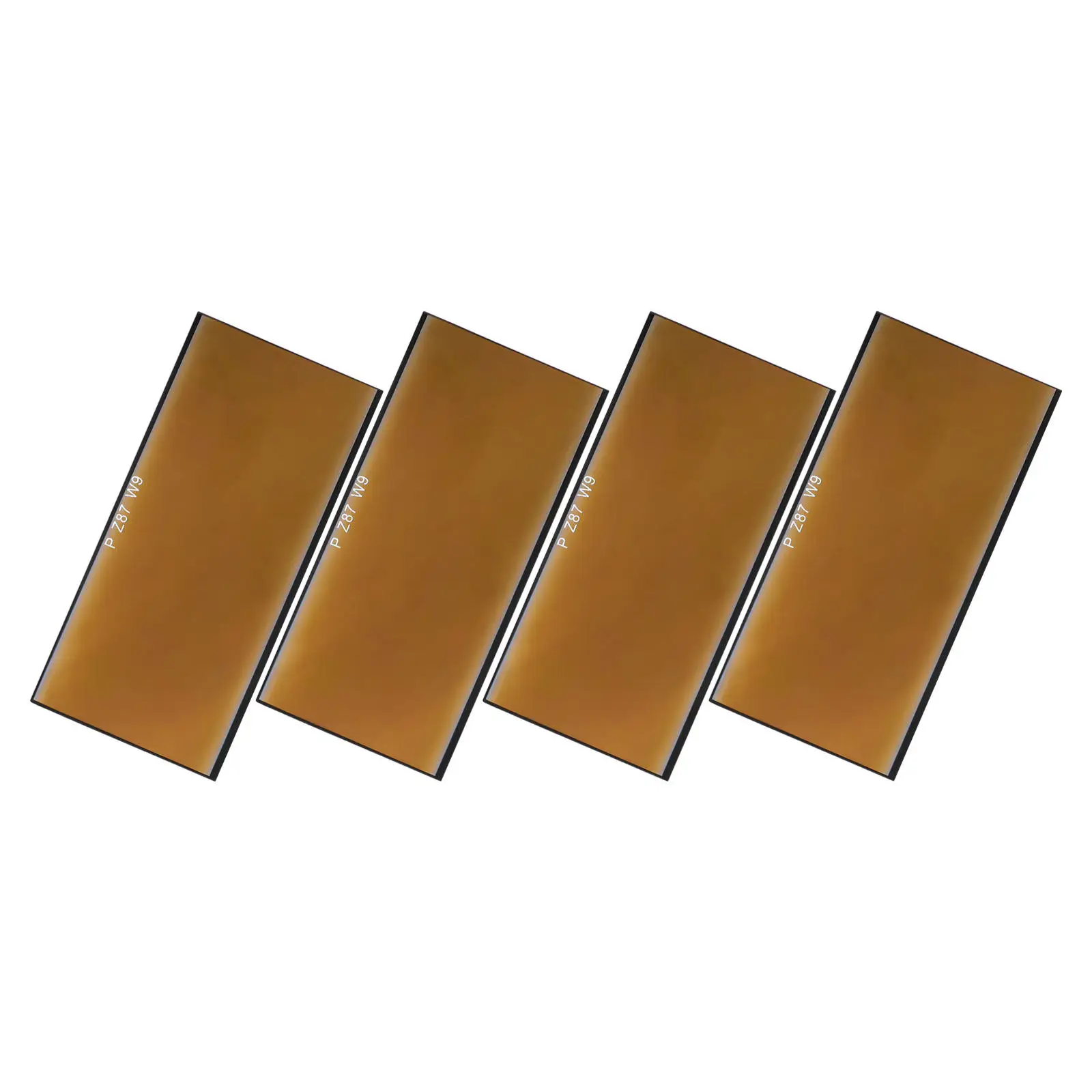 4Pcs High Light Transmittance Welding Lens Replacement Impact Resistant Glass Filter Lens for Welding Hood Accessories