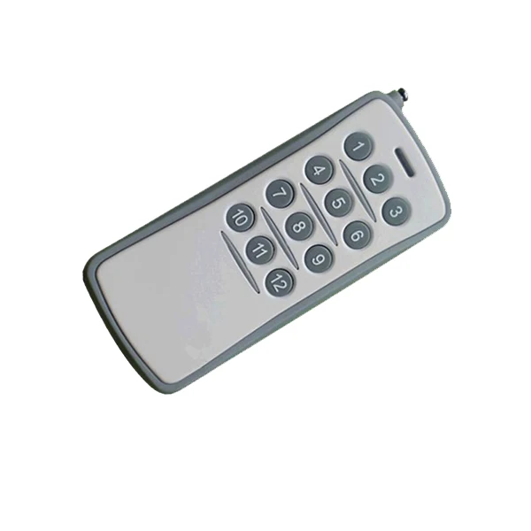 Control remoto inalámbrico RF de alta potencia, 12 botones, cc 12V, 200-1000m, electrónica de larga distancia Universal, abridor de puerta