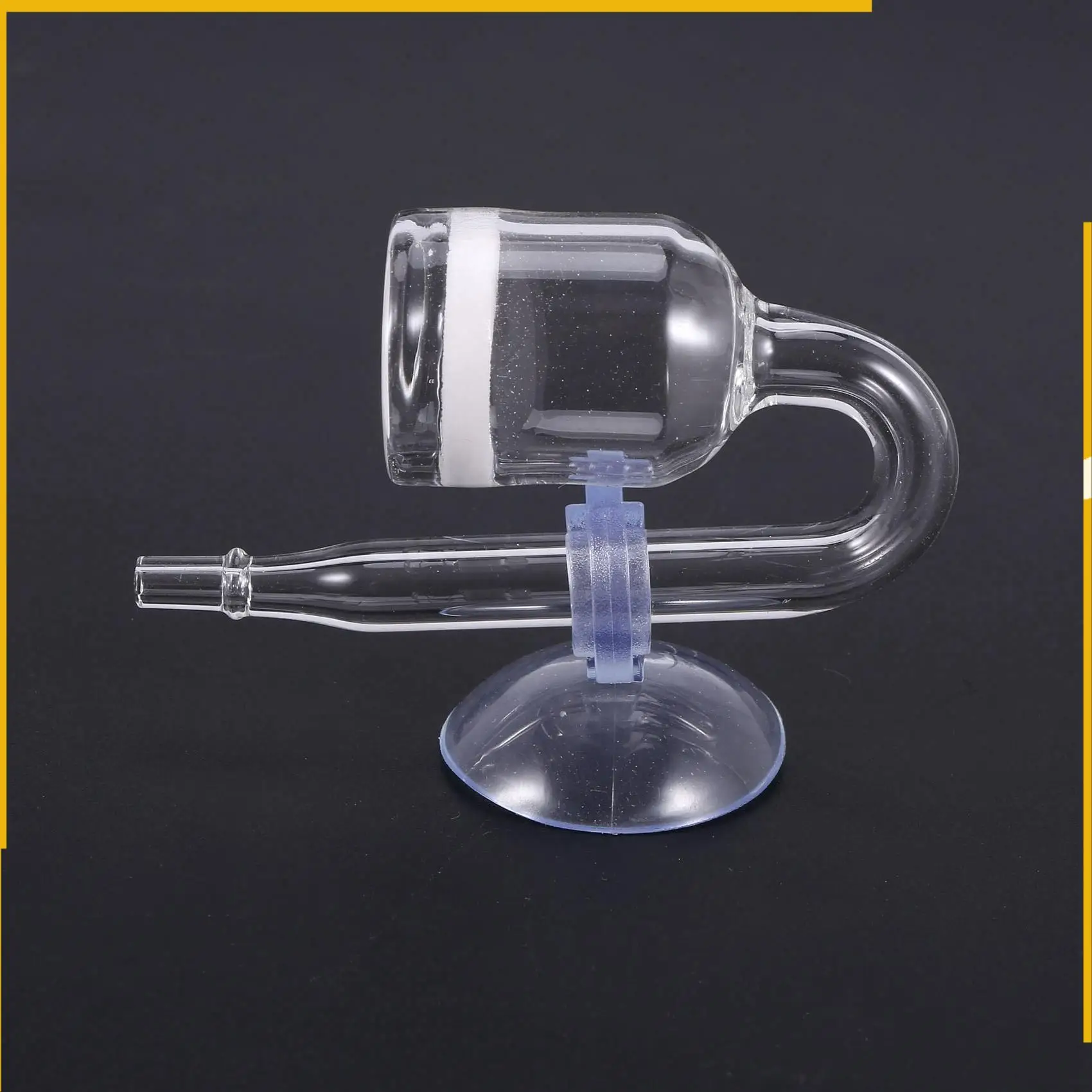 

A92P 10X Aquarium Fish Tank CO2 Diffuser Carbon Dioxide Reactor With Disc + 20 Suckers
