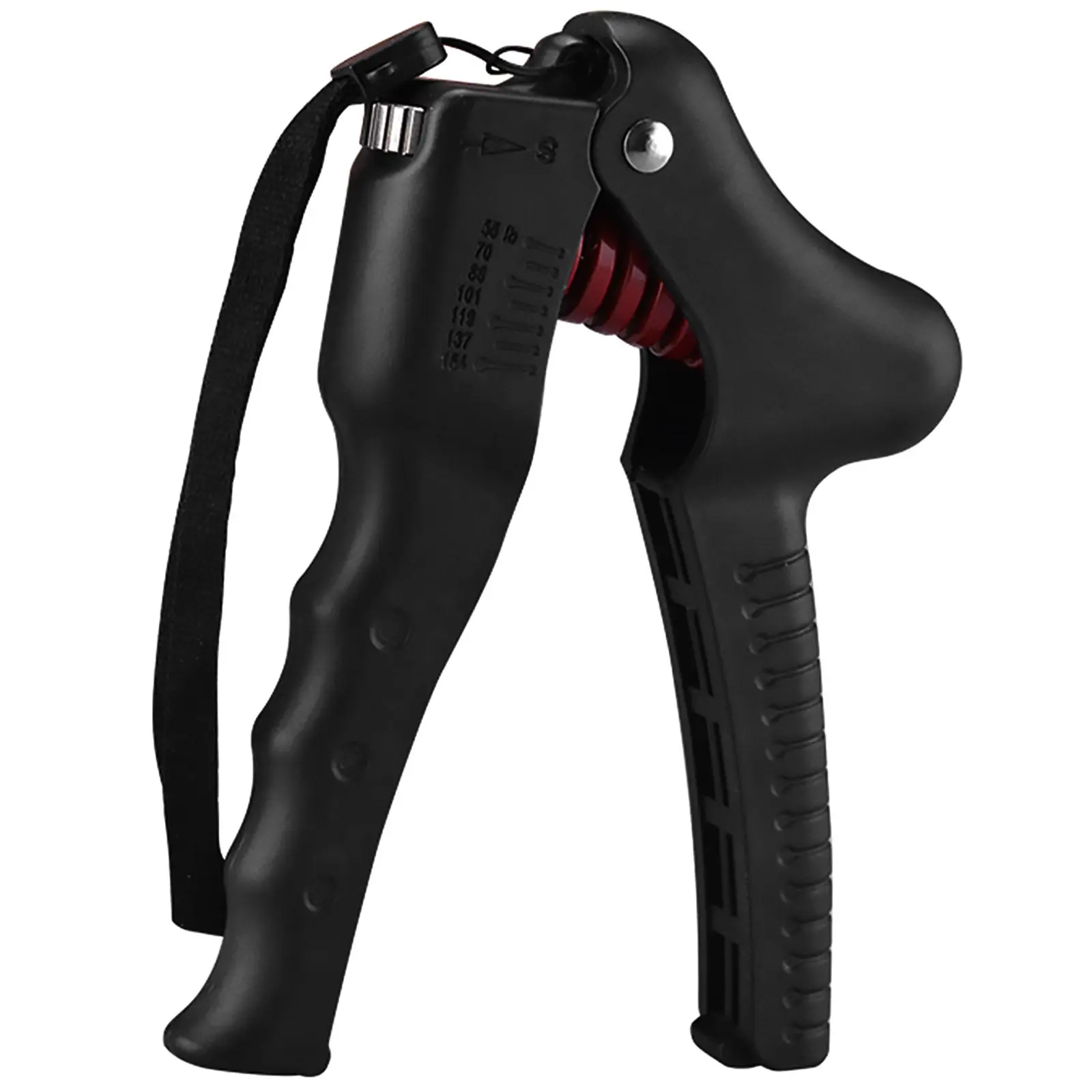 1 pièce Renforceur de préhension des doigts et des mains avec bouton de force réglable pour le développement musculaire des mains et des poignets, et la rééducation