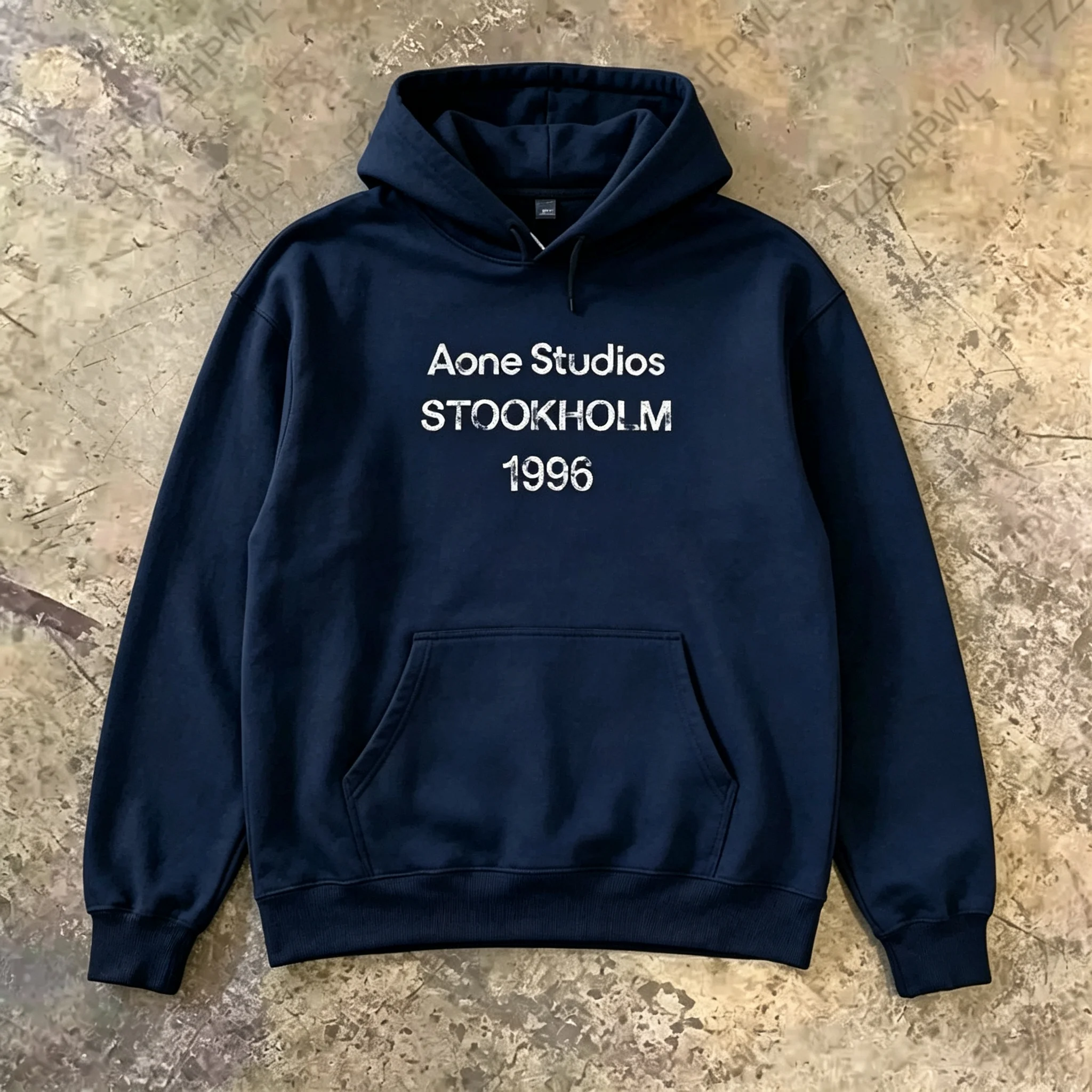 Vintage Distressed Letter Print Hoodie Men Women letter print Graphic Pullover Sweatshirt Loose Casual Streetwear Hoody Tops