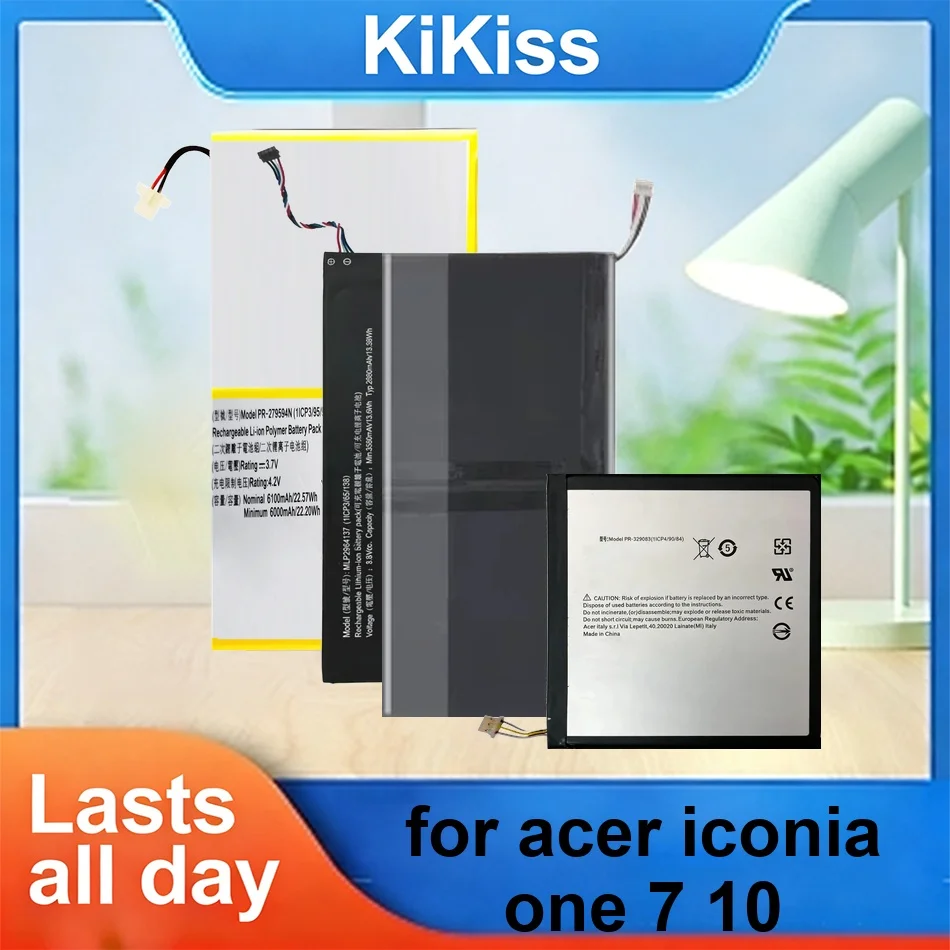 

Tablet Battery Long Lasting PR-279594N ( 6LINE ) AP14E8K PR-279594N ( 5LINE ) 2700-6100mAh For Acer Iconia One 7 10
