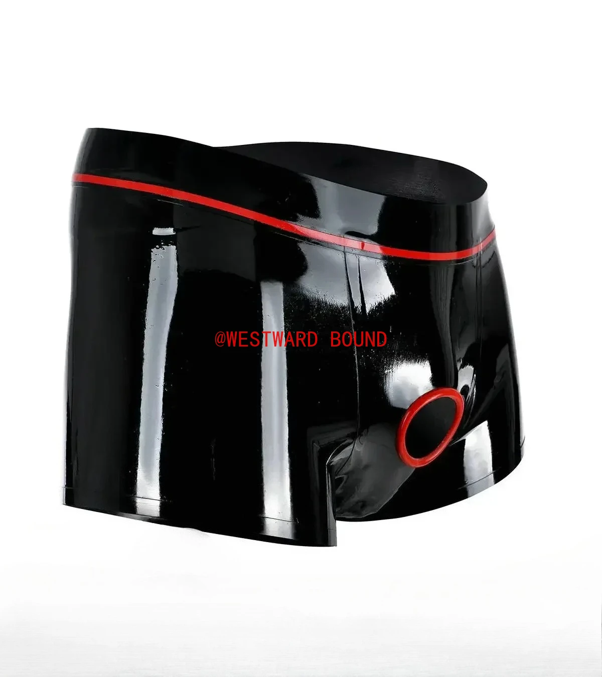 

Latex Customized Sexy Men Underwear Open Front Rubber Panties Underpants Fetish Male Panties Short Pants Handmade Boxer