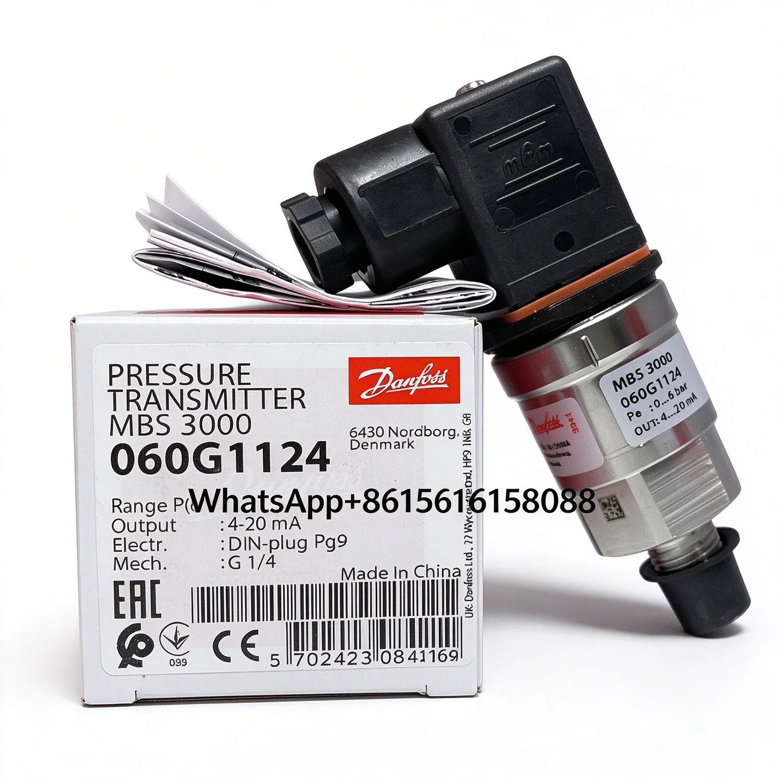 MBS3000 060G1121  060G1113  060G1122  060G1123  060G1124  060G1125  060G1133  060G1430 Danfoss Pressure Sensor