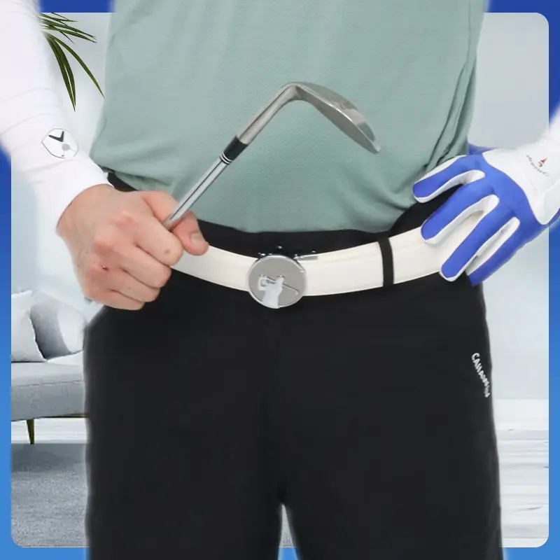 New CAIIAWAV GOLF belt GOLF men belt automatic button pants belt Korean version of the letter buckle belt