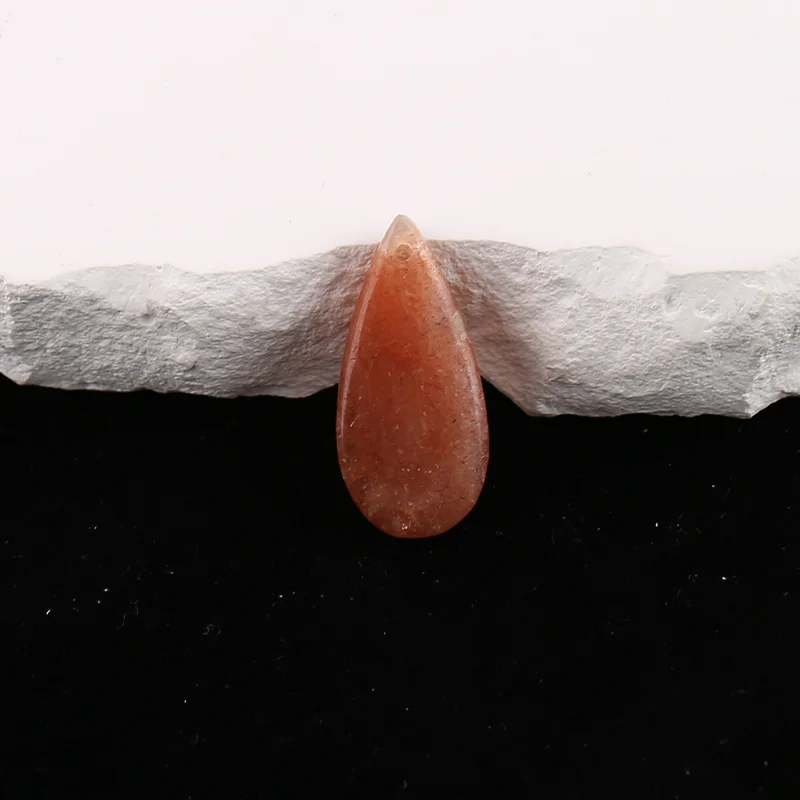 B&F Handmade Sun Stone Pendants, Genuine Natural stones beads, Unique Stones for jewelry & DIY Earring Beads