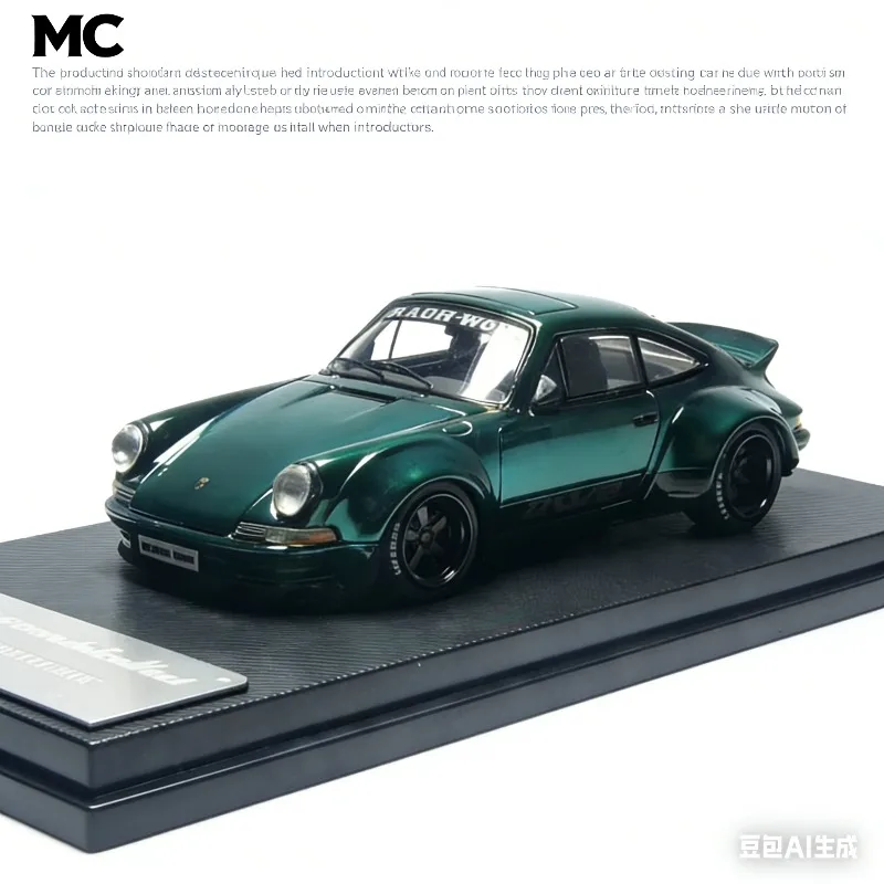 

MC 1:64 RWB 930 GT Rauh Welt - Реалистичная литая статическая модель автомобиля из сплава, подходит в качестве подарка для мальчиков и как предмет коллекционирования.