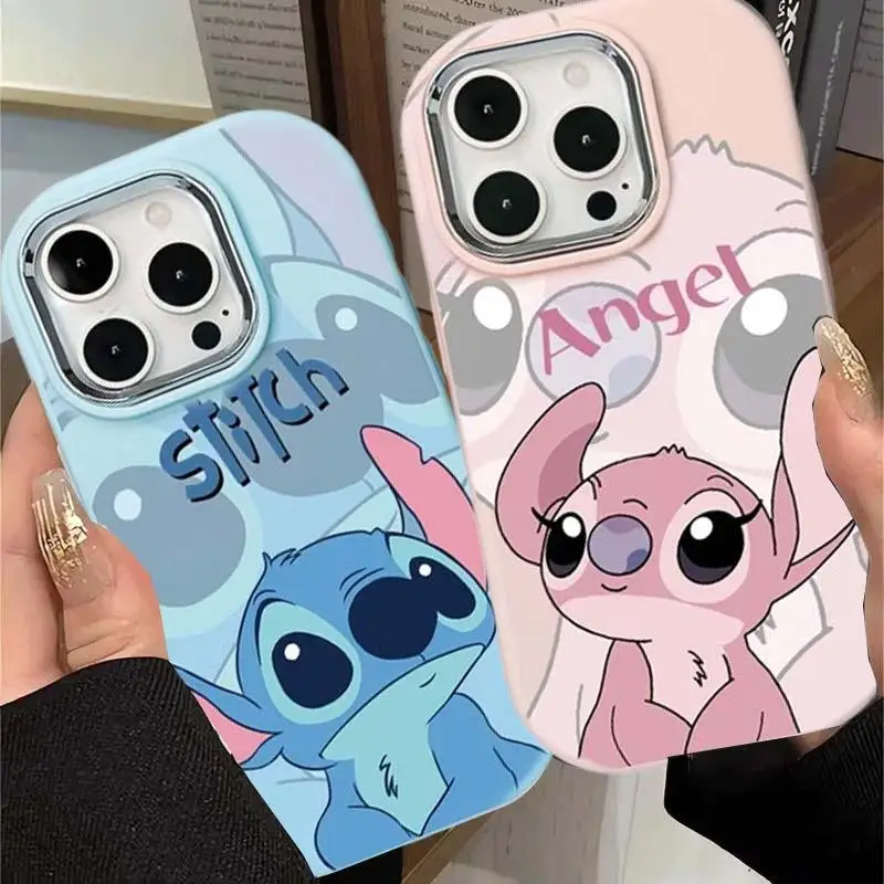 Cute Big Eyes Stitch Couple Case For Xiaomi Redmi 13C 12C 9C 9A 9T Note 13 12 11 10 Pro Plus Cover Couqe Soft Silicone