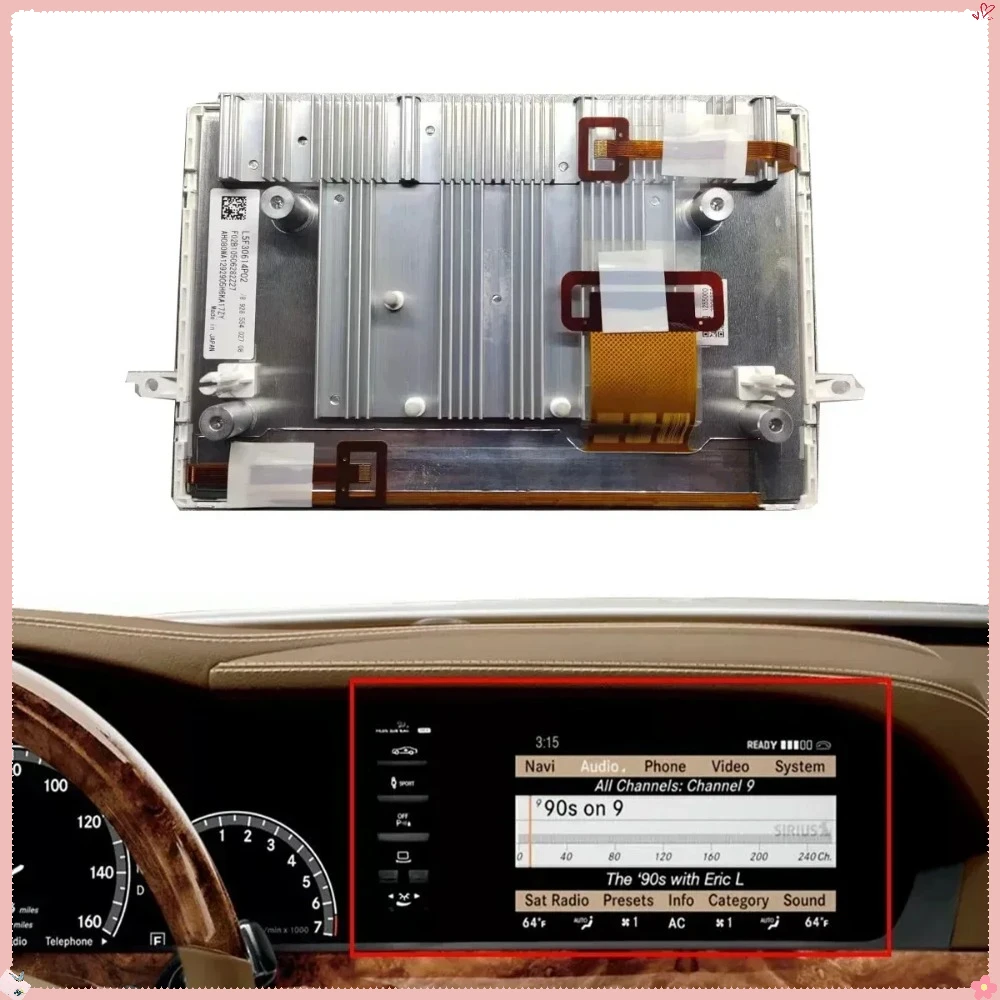 

A2219008401 LCD Display Original OEM For 2012 Mercedes Benz CL63 AMG W221 2006-2013 Radio Navigation Repairment