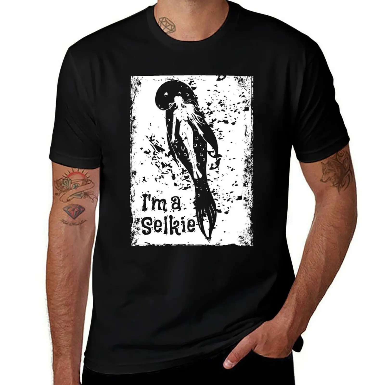 T-shirt à manches courtes décontracté et tendance « I Am A Selkie, I Belong in the Sea »