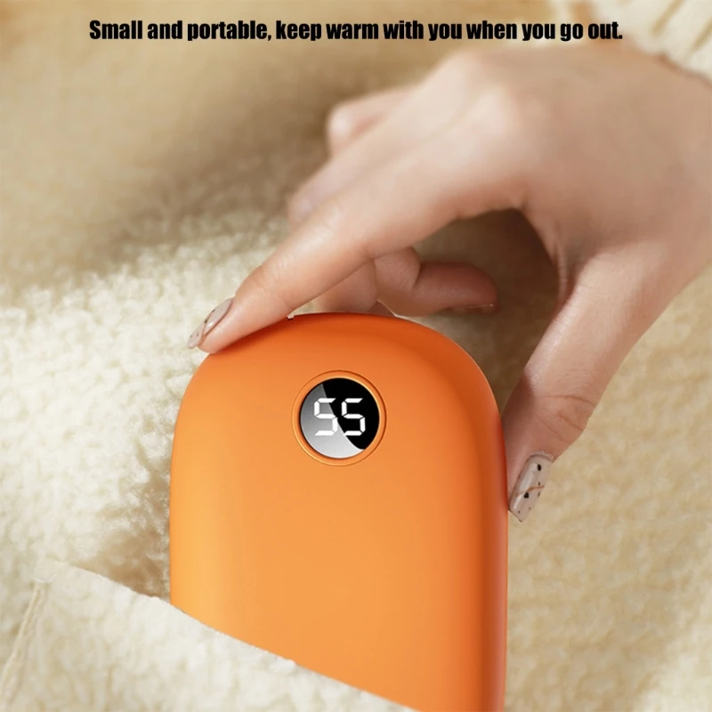 Hand Warmer Quick and Efficient Warmth Instant Heat 2-in-1 Mobile Power Supply Rechargeable for Winter Christmas Gift