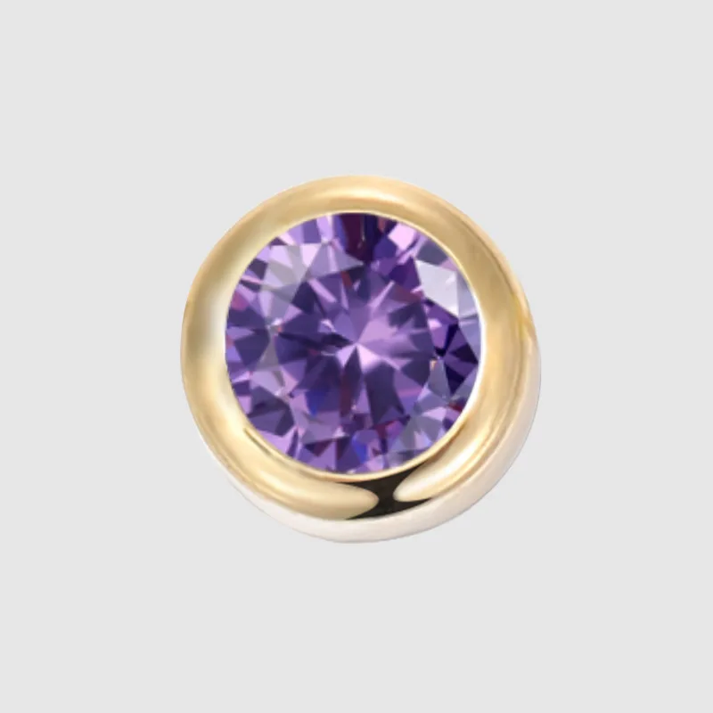 Colorful Zircon DIY Charm Pendant for Daily Wear