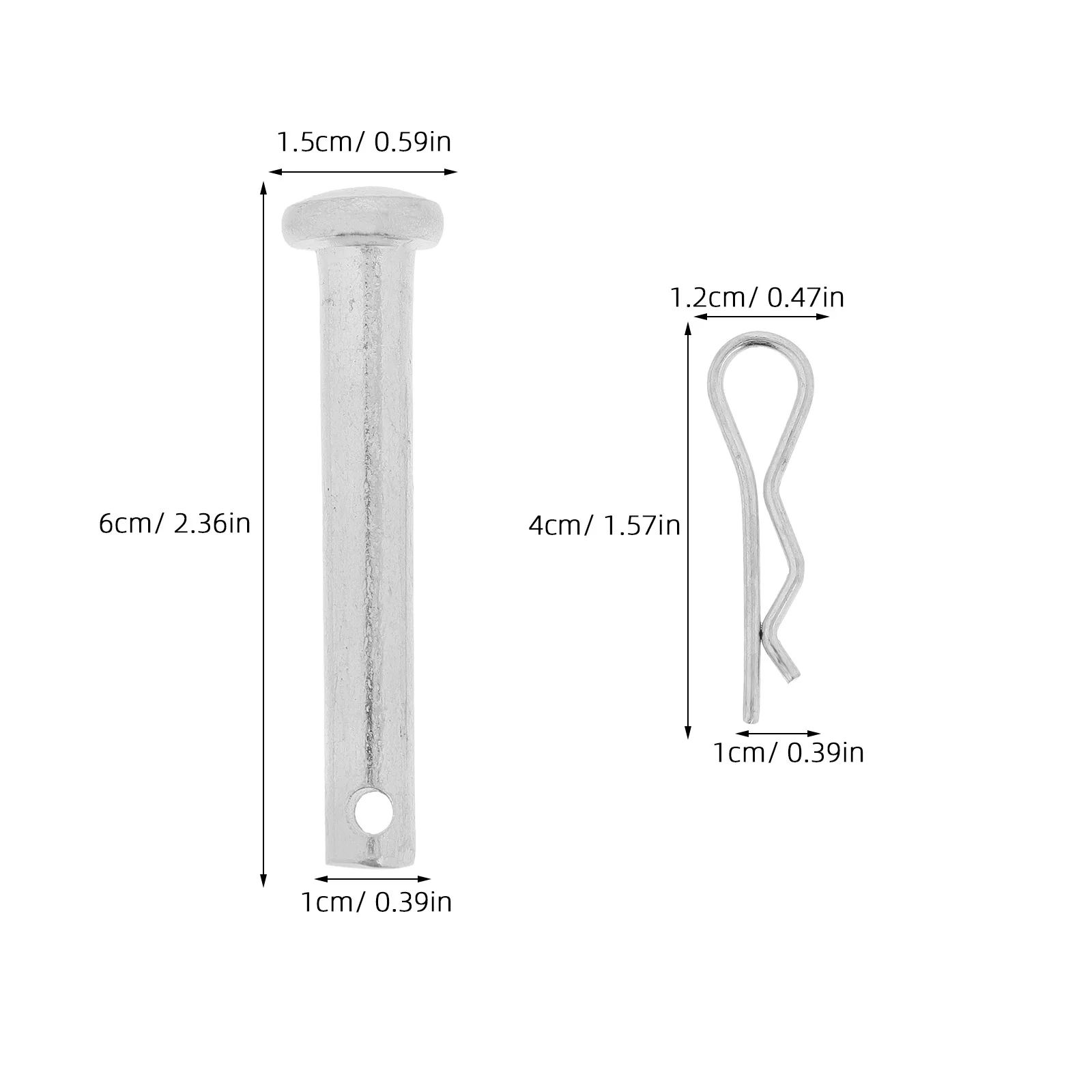 10 set 10 Sets Scaffolding Coupling Pin Spring Retainer Locking Pin Parts Metal Dowel Pegs For Scaffold Fixing Replacement Door