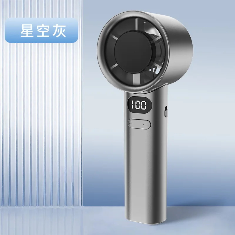 New Arrivals 1800mAh High Speed Handheld Mini Turbo Jet Fan Wholesale Summer Cooling Rechargeable Portable Handheld Fan