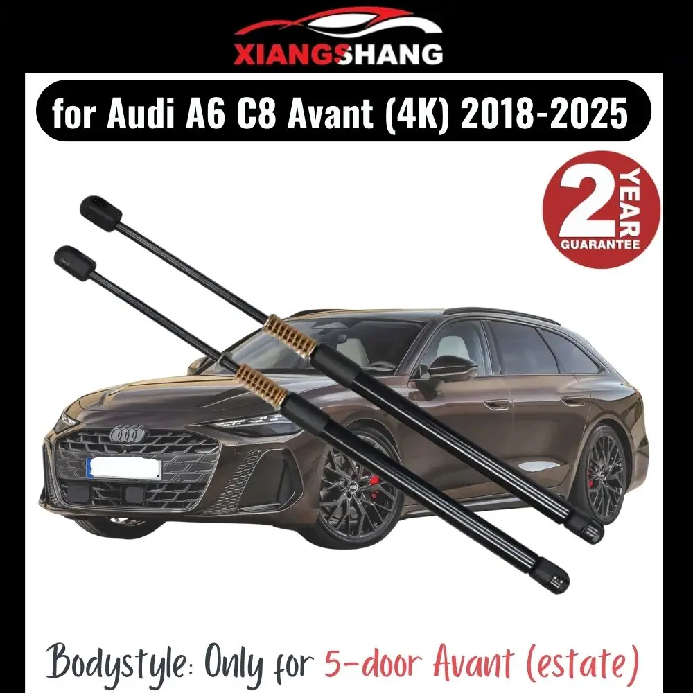 

2pcs Rear Tailgate Damper for Audi A6 C8 Avant (4K) 2018-2025 WITH SPRING Trunk Boot Gas Charged Gas Struts
