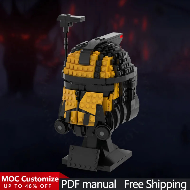 

665 деталей, популярная серия игровых персонажей, модульный конструктор MOC, креативный дизайн, DIY, игрушка для мальчиков, подарок на день рождения