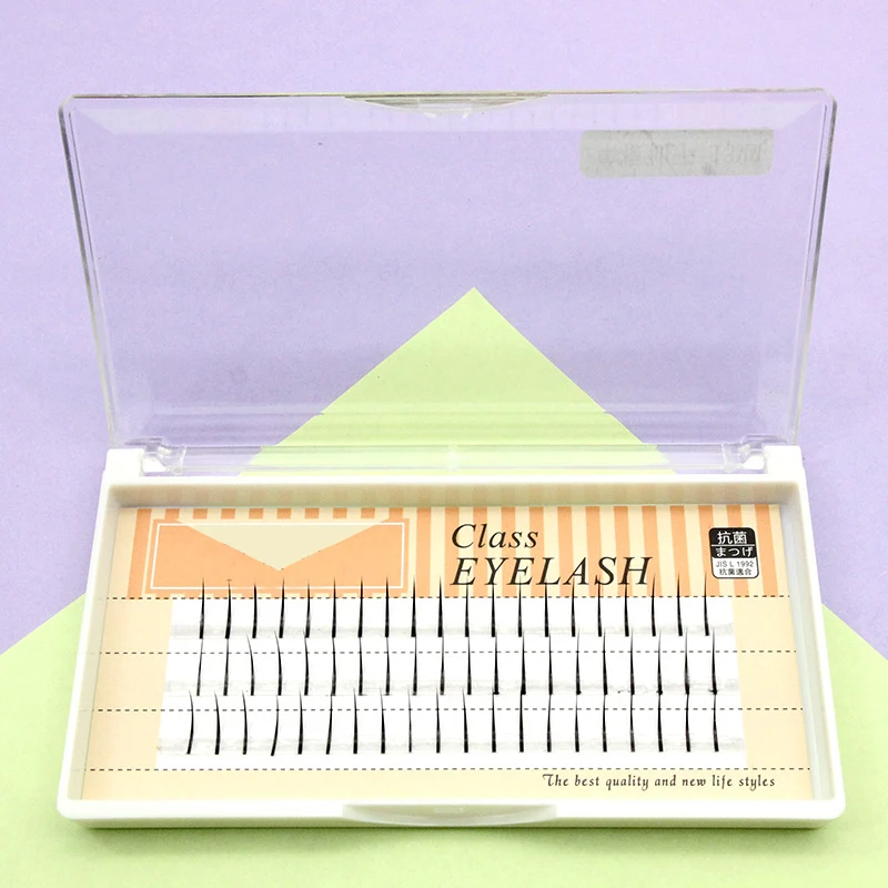 Single root A type fairy false eyelashes 9-13mm grafted beauty fake eye lashes extension natural lashe makeup set wispy Segmente