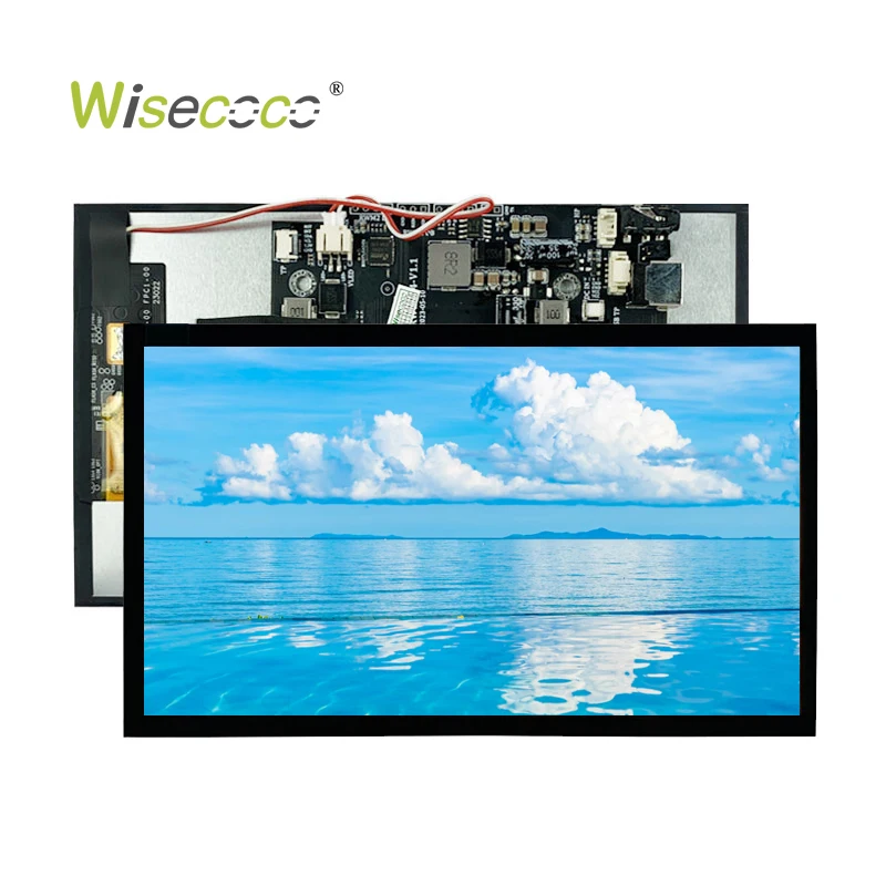 Wisecoco 7 Inch 1920*1080 IPS TFT Lcd Module I2C Touchscreen 2000 Nits High Brightness Screen Display for Outdoor Applications