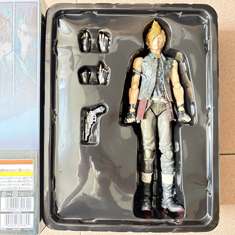 

PLAY ARTS XV Kai Figure Prompto Argentum Action Figure Collection Model Toys Joint Movable Doll Desk Room Decoration Gifts 27cm