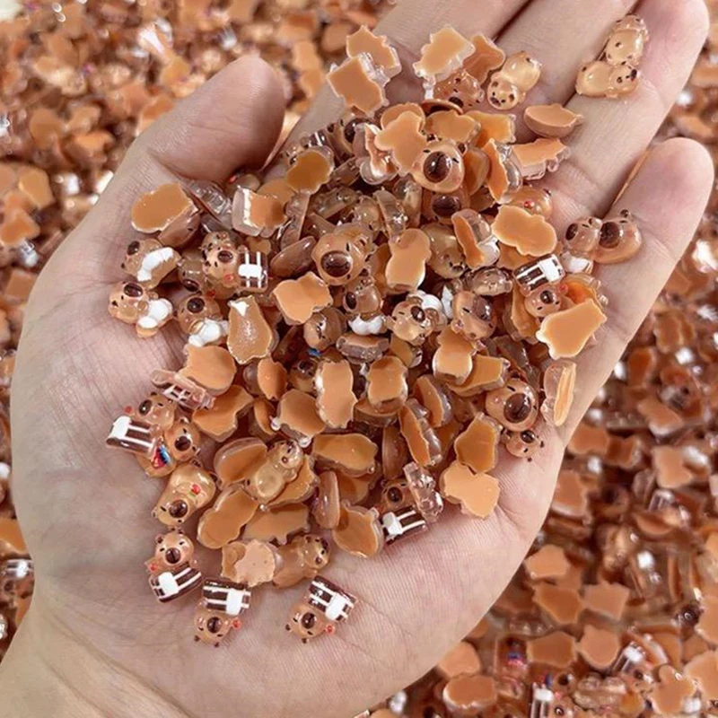 100 قطعة منمنمات كابيبارا الصغيرة ، تماثيل صغيرة على شكل حيوانات حديقة خرافية مكتب منزلي زخرفة منظر طبيعي صغير لتقوم بها بنفسك ديكور حرفي