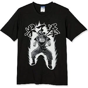 

2026 Dragon Ball Licensed Cotton T-shirt Retro Anime Family Style S-4XL 100CM-160CM Parent-child Soft Casual Tops