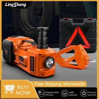E-HEELP Electric Car Jack Kit 5Ton 12V Hydraulic Car Jack With Inflatable Pump Electric Wrench Lifting Machine Air Pump