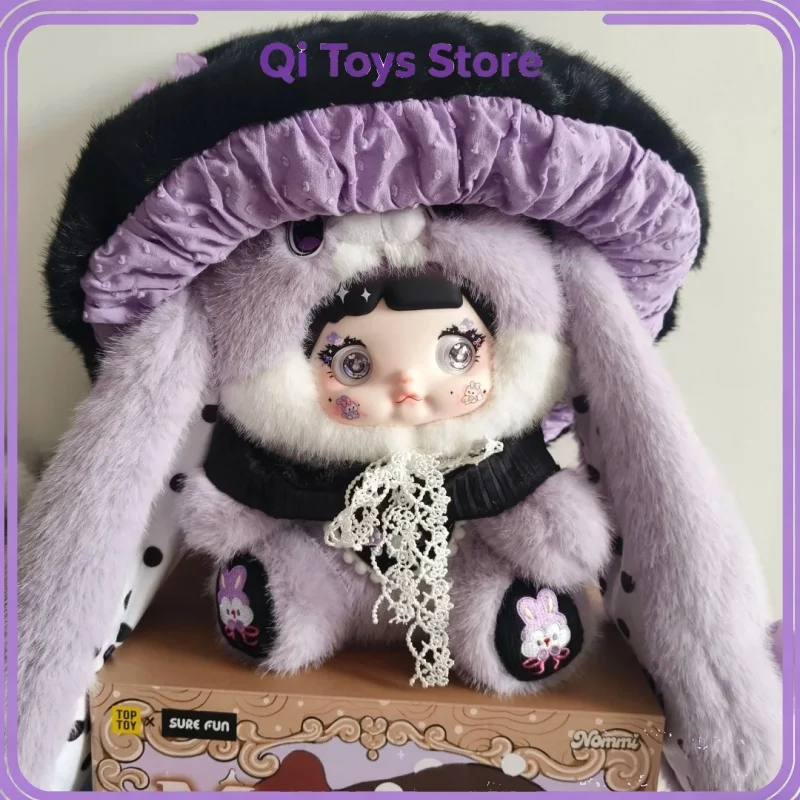 

400% Nommi Mushroom Hat Series Blind Box Cute Nommi Mystery Box Vinyl Soft Comfort Trendy Toy Decor Girl Collect Birthday Gift