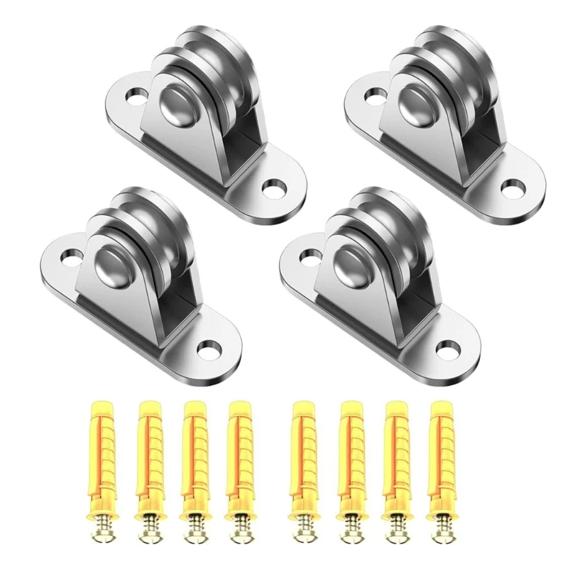 Katrol Logam Blok Katrol Rol Roda Halus dengan Bantalan Blok Katrol Dek