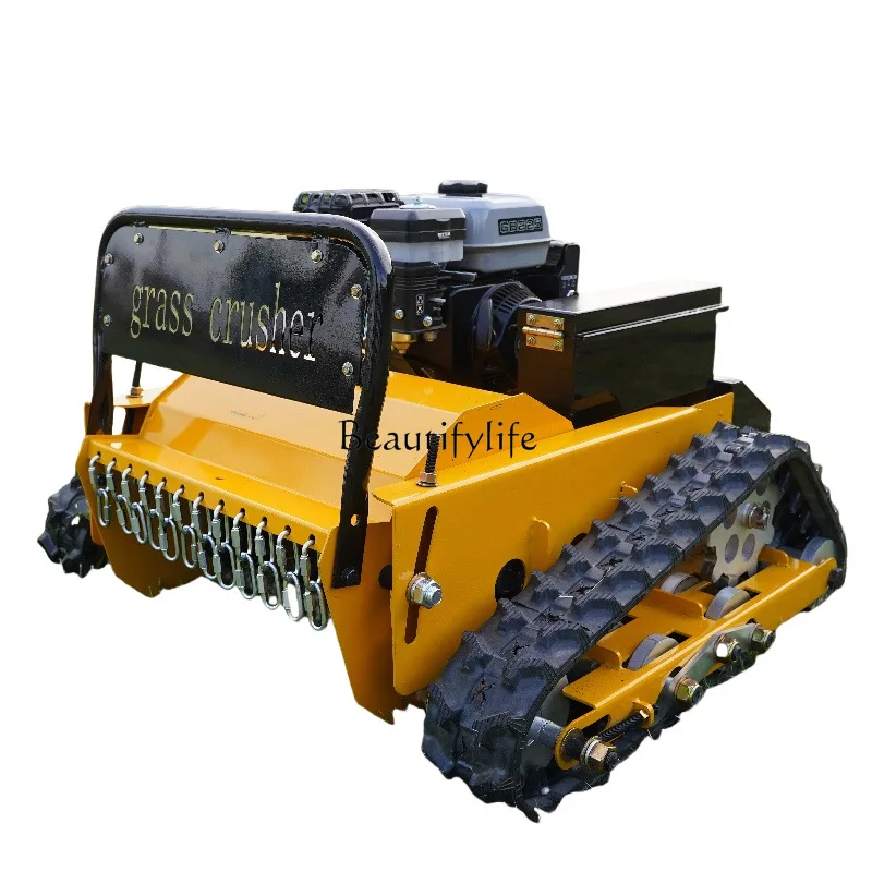 

Intelligent Remote Control Lawn Mower Orchard Garden Lawn Crusher, Crawler