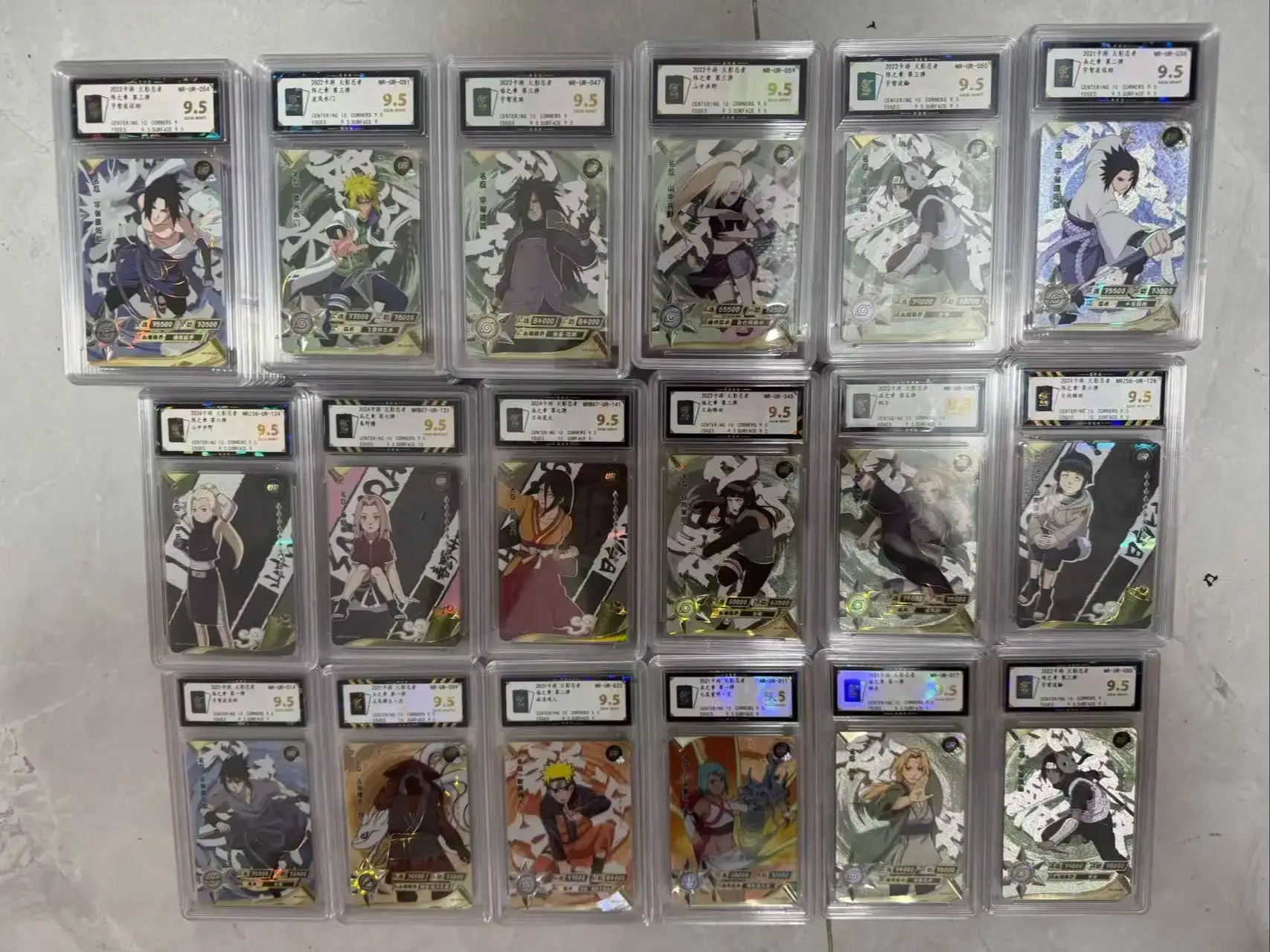 بطاقة KAYOU Naruto بطاقة UR 9.5 بطاقات متدرجة بطاقات تصنيف نادر تسونادي هارونو ساكورا تيماري بطاقة قابلة للجمع لعبة للأولاد هدية