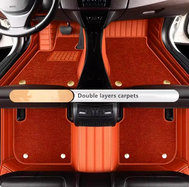 

Custom special car floor mats for Mercedes Benz GLC 43 AMG X253 2022-2016 waterproof rugs double layers carpets for GLC43 2018