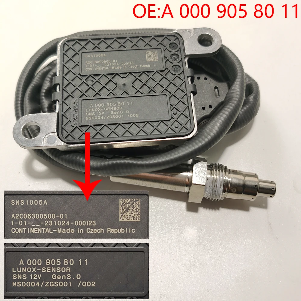 

For Newly Nox Sensor A0009053009 A0009058011 0009058011 000-905-80-11 W213 W222 W238 W257 W447