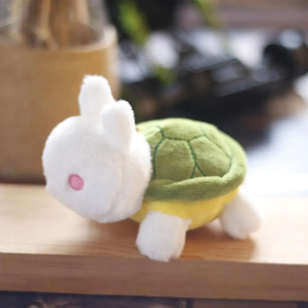 Fashion Lovely Rabbit Girl Gift Tortoise Plush Girl Key Chain Car Key Chain Bag Accessories Bag Pendant