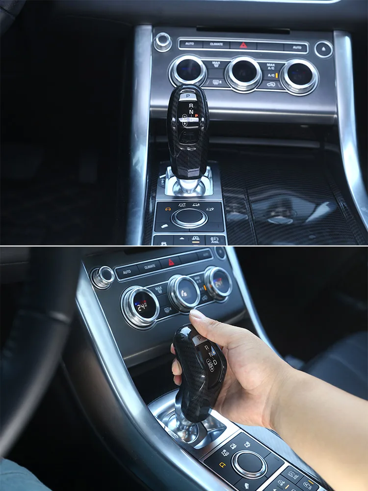 Für Land Rover Range Rover Sport 2014-17 Carbon Faser Auto Center Control Panel Lenkrad Tür Trim Aufkleber auto Zubehör – Detail 6