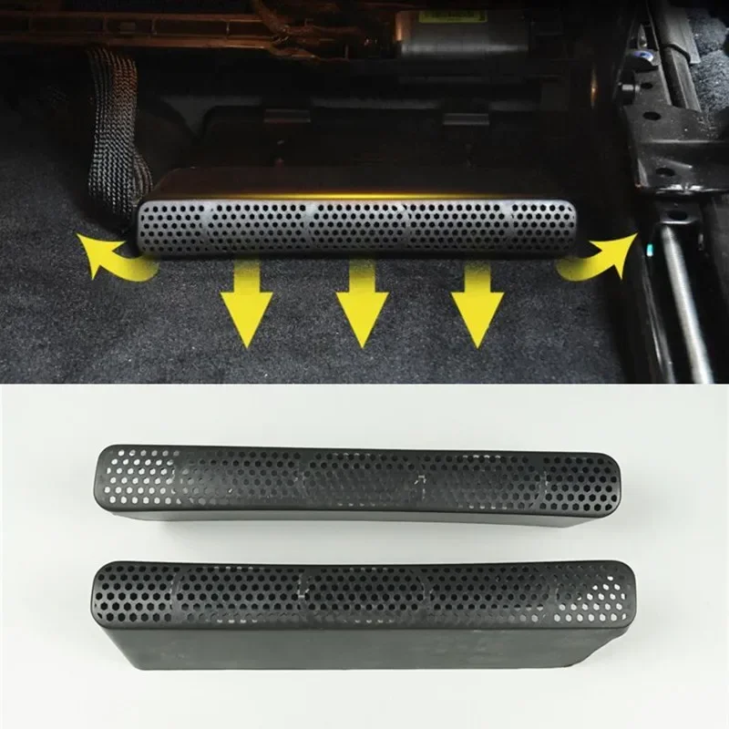 For Mercedes Benz C Class W205 GLC X253 2015-2018 Car Seat Air Conditioner Outlet Vent Cover Trim Sticker Interior Accessories