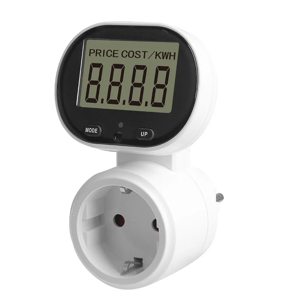 Electricity Usage Monitor Power Metering Socket Home Energy Management 220-240V Voltage Range Convenient For Elderly