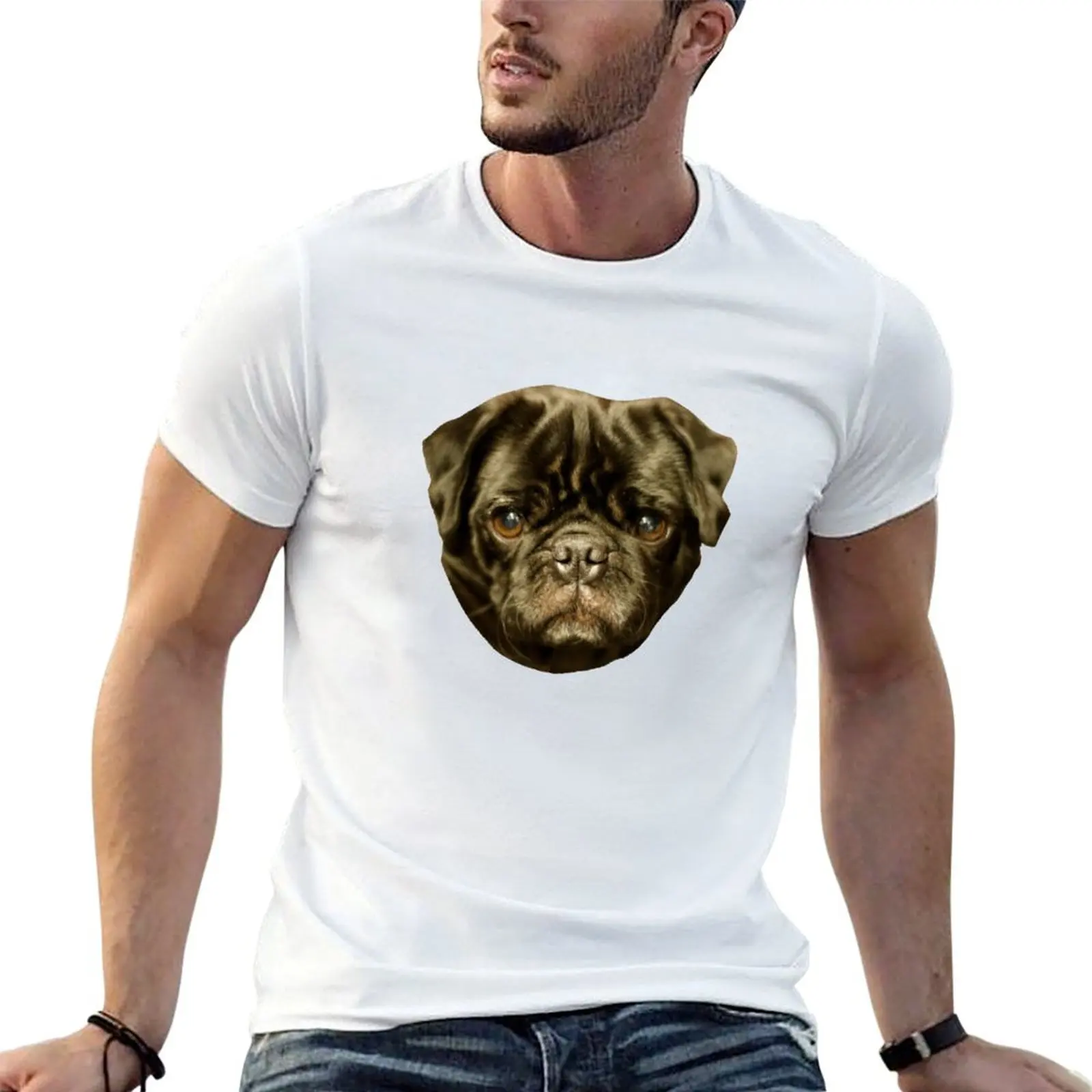

t man designer pack shirts shirts T-Shirt t Wheezy white the for Pug