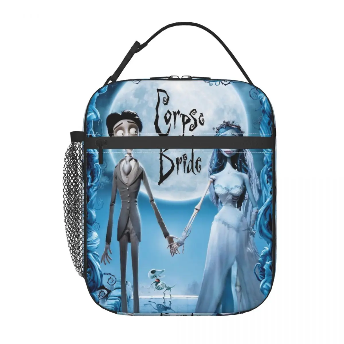 Corpse Bride Emily Product Insulated Lunch Bags For Work Food Storage Bag Reusable Cooler Thermal Lunch Boxes